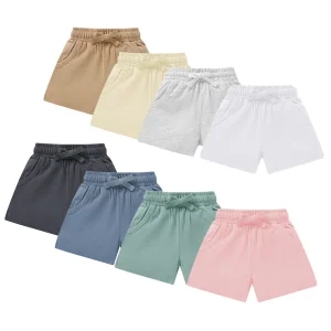 New Ultra-Soft Gentle, Breathable, Comfortable Organic Cotton Unisex Baby Shorts Children Kids Baby Short Pants