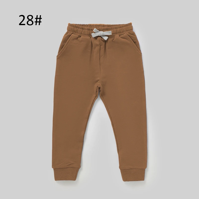 Wholesale New Design Plaid Elastic Waist Full Length Baby Pants Baby Jogger Pants Children Kids Pants - Image 5