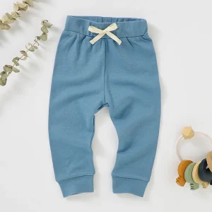 100% Organic Cotton Baby Girls' & Boy's Long Pants for Spring & Autumn Joggers