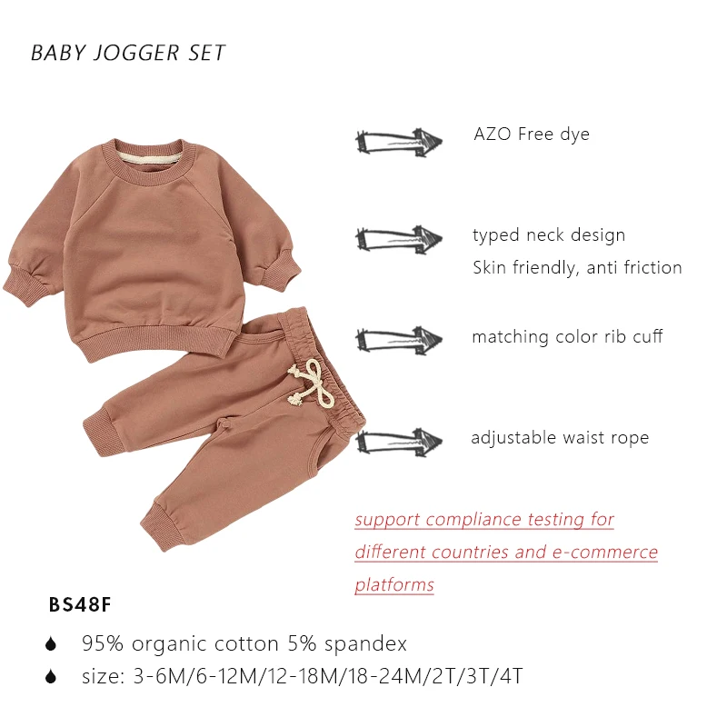 Heavenly Comfort Ultra-Soft 95% Organic Cotton Baby Pajamas Set Cozy Cuteness Baby Sweater Set - Image 2
