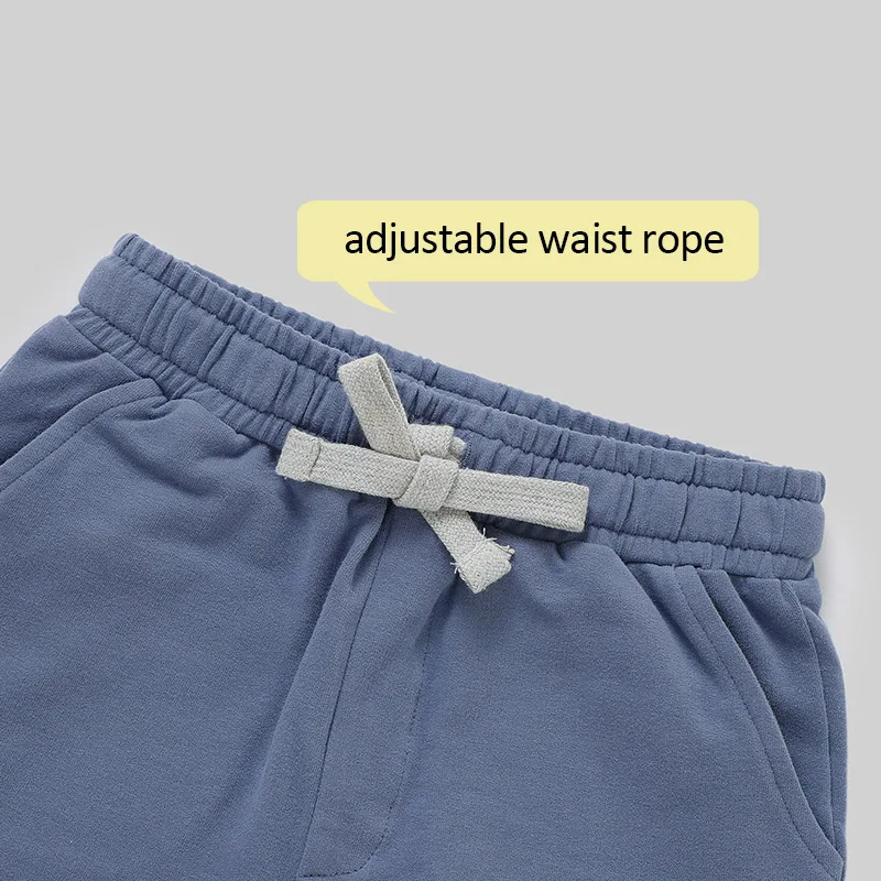 Wholesale Organic Cotton Solid Waistrope Baby Shorts - Image 6