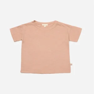 Drop Shoulder Sleeves Soft Organic Cotton Baby Girls t Shirt Neutral t Shirt