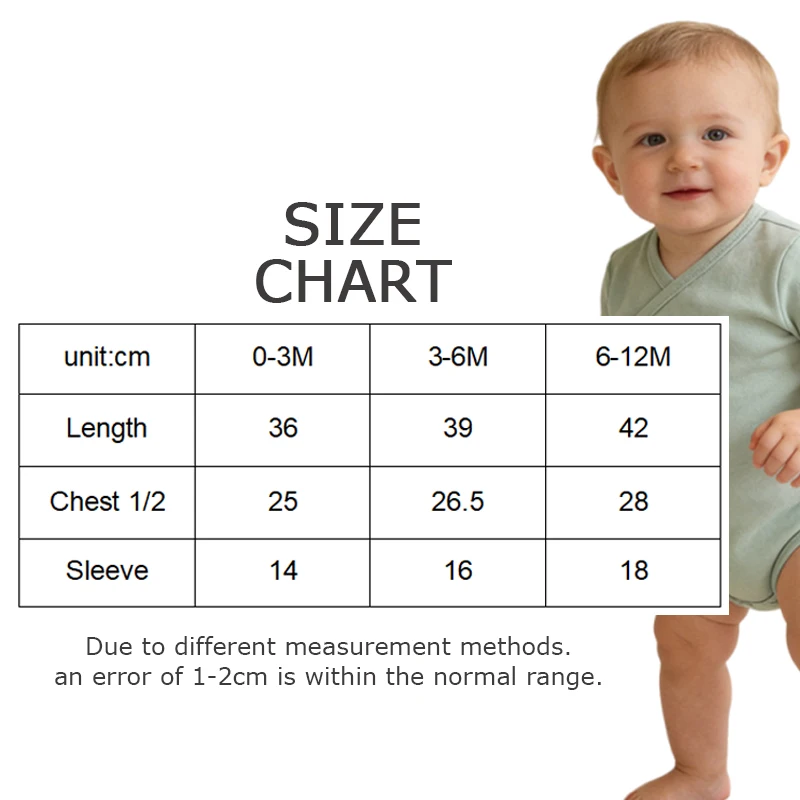 Wholesale in Stock 100% Organic Cotton Kimono Baby Romper Organic Baby Grow - Image 5