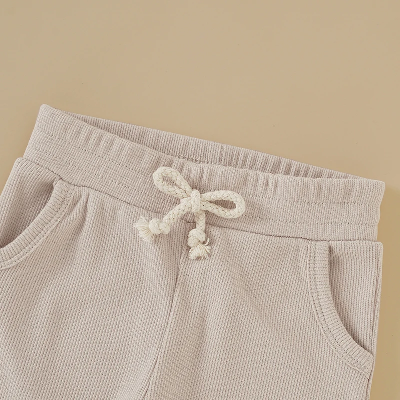 Soft Sleeved Autumn Leggings Baby Clothes Set Baby Organic Cotton Pajamas Set - Image 5