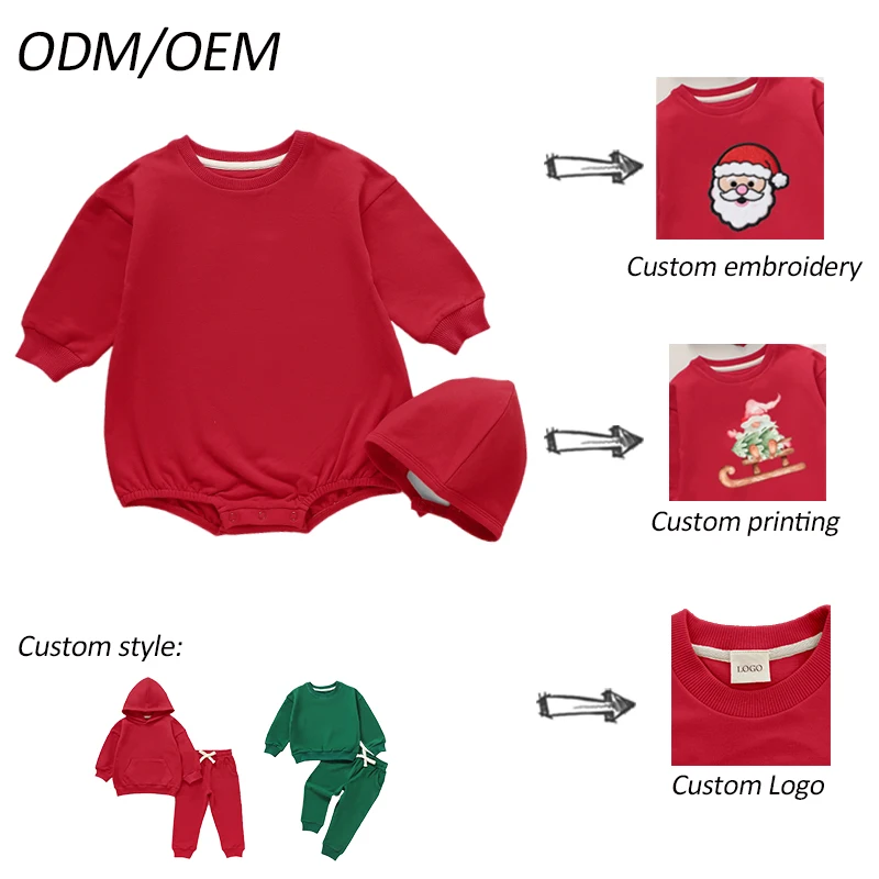 Wholesale New Style Unisex Baby Boy Girl Round Neck Romper Organic Cotton Solid Color Long Sleeve Baby Romper Clothing - Image 6