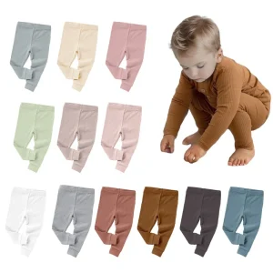 Whosale Solid Baby Harem Pants Infant Newborn Trousers Pajama Legging Pants Baby Kids Legging Pants