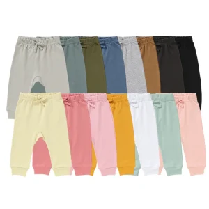 Wholesale Organic Cotton Infant Baby Pants Diaper Pants 0-24months Girls Boys Pants