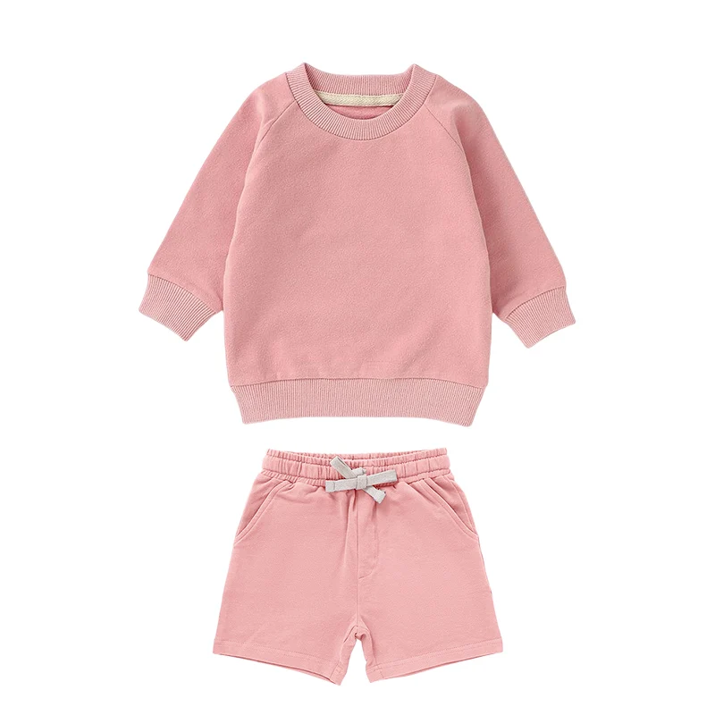 Spring Autumn Pullover Boys Baby Sweatshirts and Shorts Set Children Kids Toddler Baby Clothing Sets Girls - Image 5