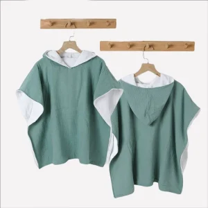 Wholesale Organic Cotton Bathrobe Kids Baby Bathrobe Hooded