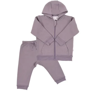Wholesale Long Sleeve Baby Sweater Suits Two-Piece Casual Hooded Knitted Clothing Sets Children Clothes