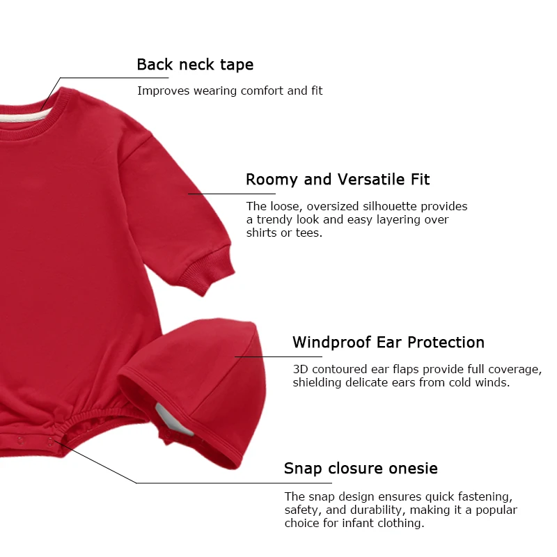 Wholesale New Style Unisex Baby Boy Girl Round Neck Romper Organic Cotton Solid Color Long Sleeve Baby Romper Clothing - Image 3